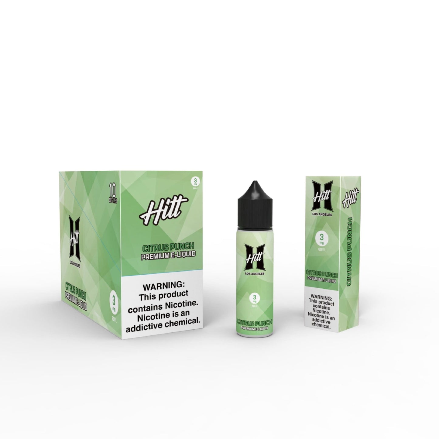 Hitt Los Angeles 60mL (Freebase) | Citrus Punch with Packaging