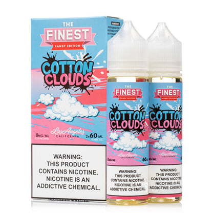 Sweet & Sour Series by Finest E-Liquid x2-60mL Cotton Clouds with packaging