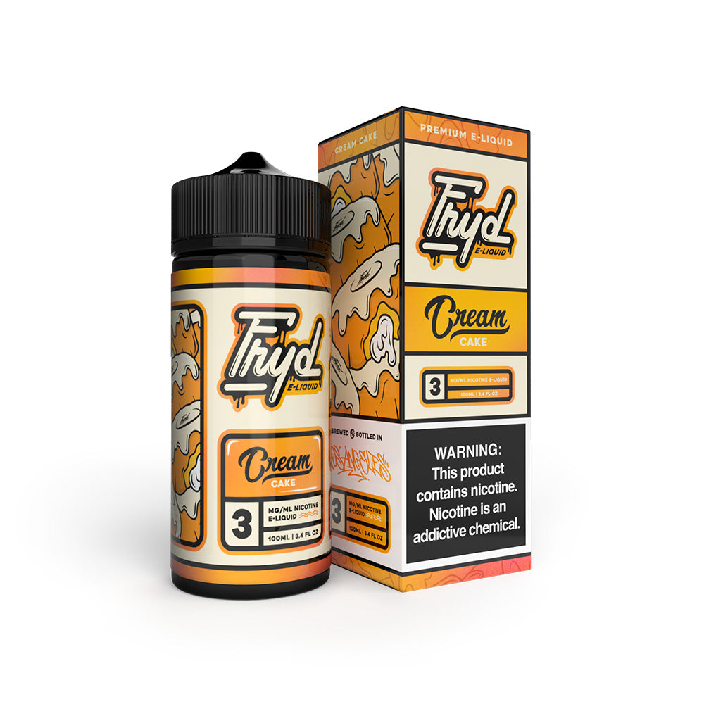 FRYD Series E-Liquid 100mL | Cream Cake with packaging