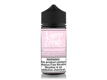 Vaper Treats Series E-Liquid 100mL | 2mg Cupcake Man Strawberry Bottle