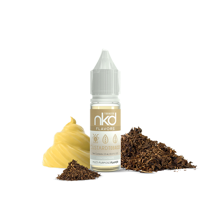 NKD Flavor Concentrate 15mL Custard Tobacco bottle