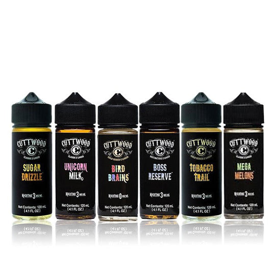 Cuttwood Series E-Liquid 120mL Group Photo