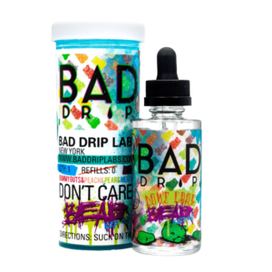 Bad Drip Series E-Liquid 60mL (Freebase) Don't Care Bear Iced Out with Packaging