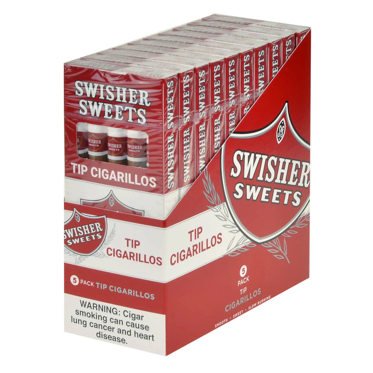 Swisher Sweets Tip Cigarillos Regular 10/5 with packaging