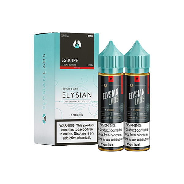 Elysian Series E-Liquid 120mL (Freebase) | Esquire with Packaging
