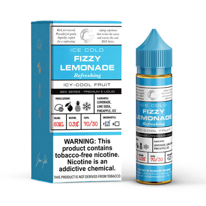 GLAS BSX TFN Series E-Liquid 3mg | 60mL (Freebase) Fizzy Lemonade with Packaging