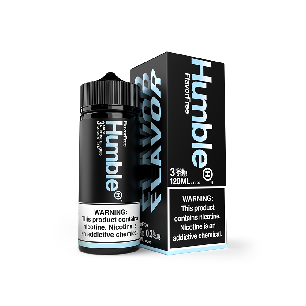 Humble TFN Series E-Liquid 120mL (Freebase) Flavor Free with packaging