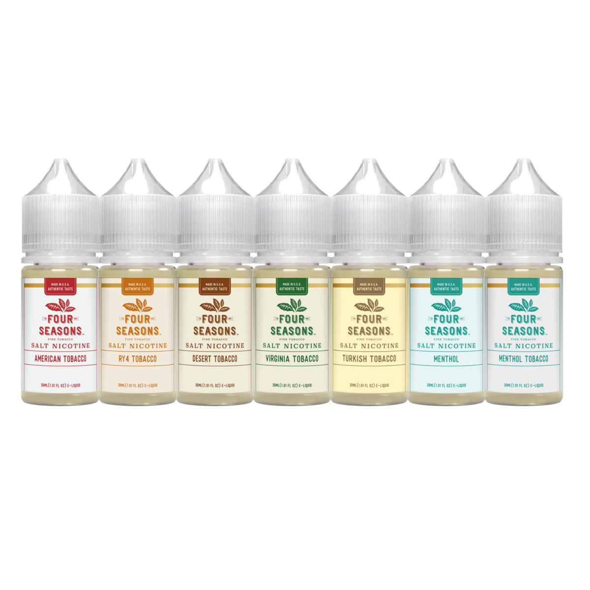 Four Seasons Salt Series E-Liquid | 30mL (Salt Nic) Group Photo