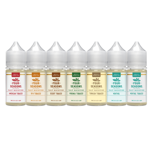 Four Seasons Salt Series E-Liquid | 30mL (Salt Nic) Group Photo