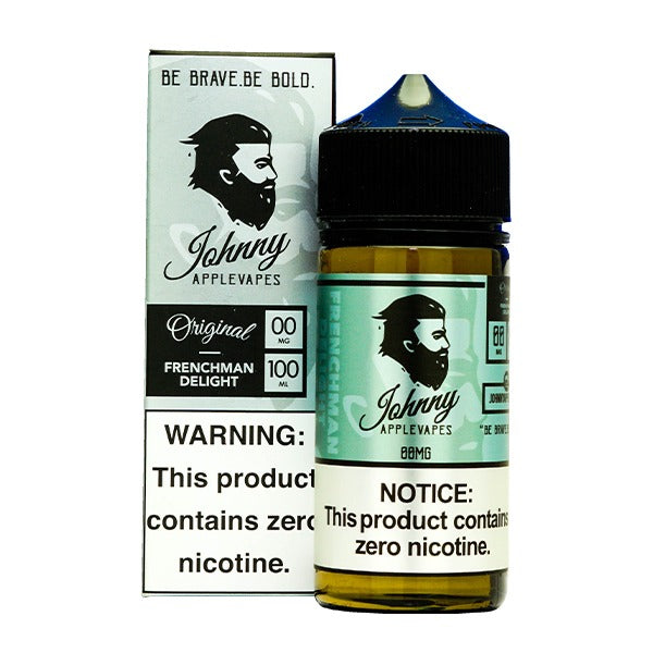 Johnny AppleVapes Series E-Liquid 100mL Frenchman Delight with packaging