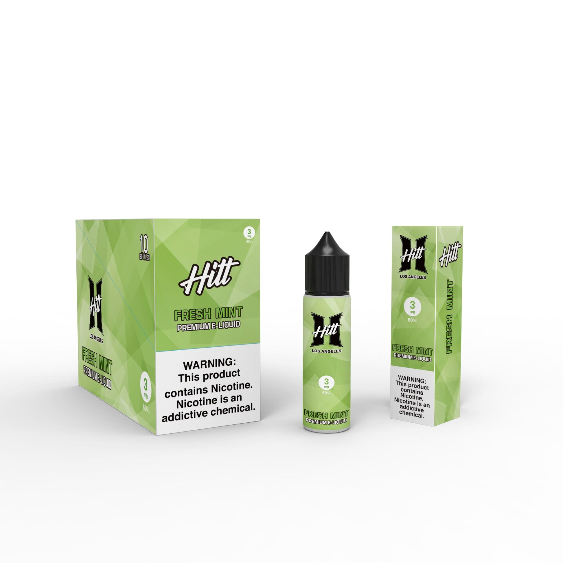 Hitt Los Angeles 60mL (Freebase) | Fresh mint with Packaging