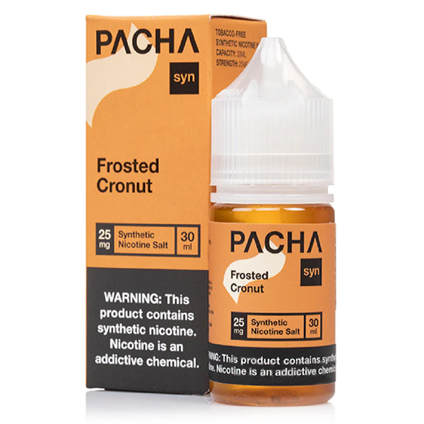 Pachamama TFN Salt Series E-Liquid | 30mL (Salt Nic) Frosted Cronut with Packaging