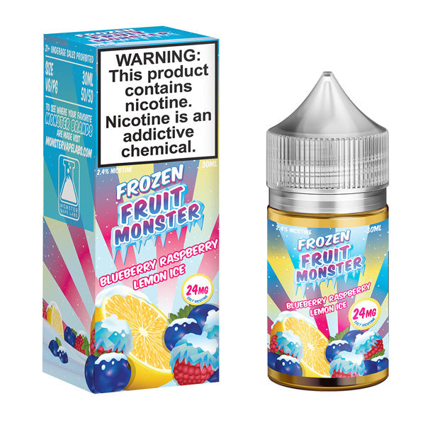 Jam Monster Salt Series E-Liquid 30mL Frozen Blueberry Raspberry Lemon Ice with packaging
