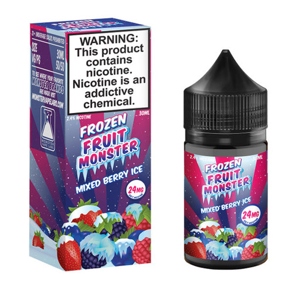 Jam Monster Salt Series E-Liquid 30mL Frozen Mixed Berry Ice with packaging