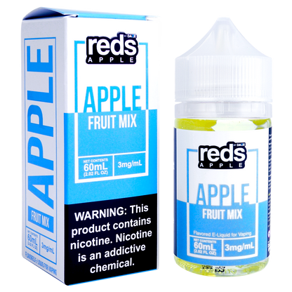 Reds Apple Series E-Liquid 60mL (Freebase) Fruit Mix with Packaging