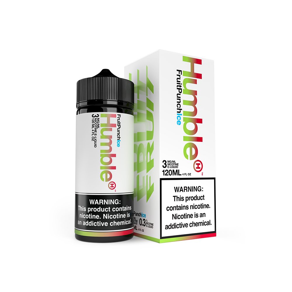 Humble TFN Series E-Liquid 120mL (Freebase) Fruit Punch Ice with packaging