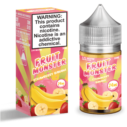 Jam Monster Salt Series E-Liquid 30mL Fruit Strawberry Banana with packaging