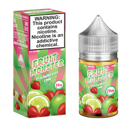 Jam Monster Salt Series E-Liquid 30mL Fruit Strawberry Lime with packaging