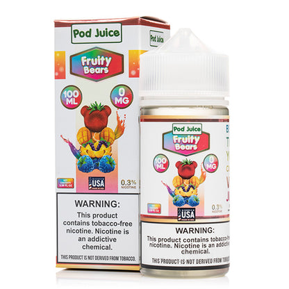 Pod Juice TFN Hyde Series E-Liquid  | 100mL (Freebase) Fruity Bears with Packaging