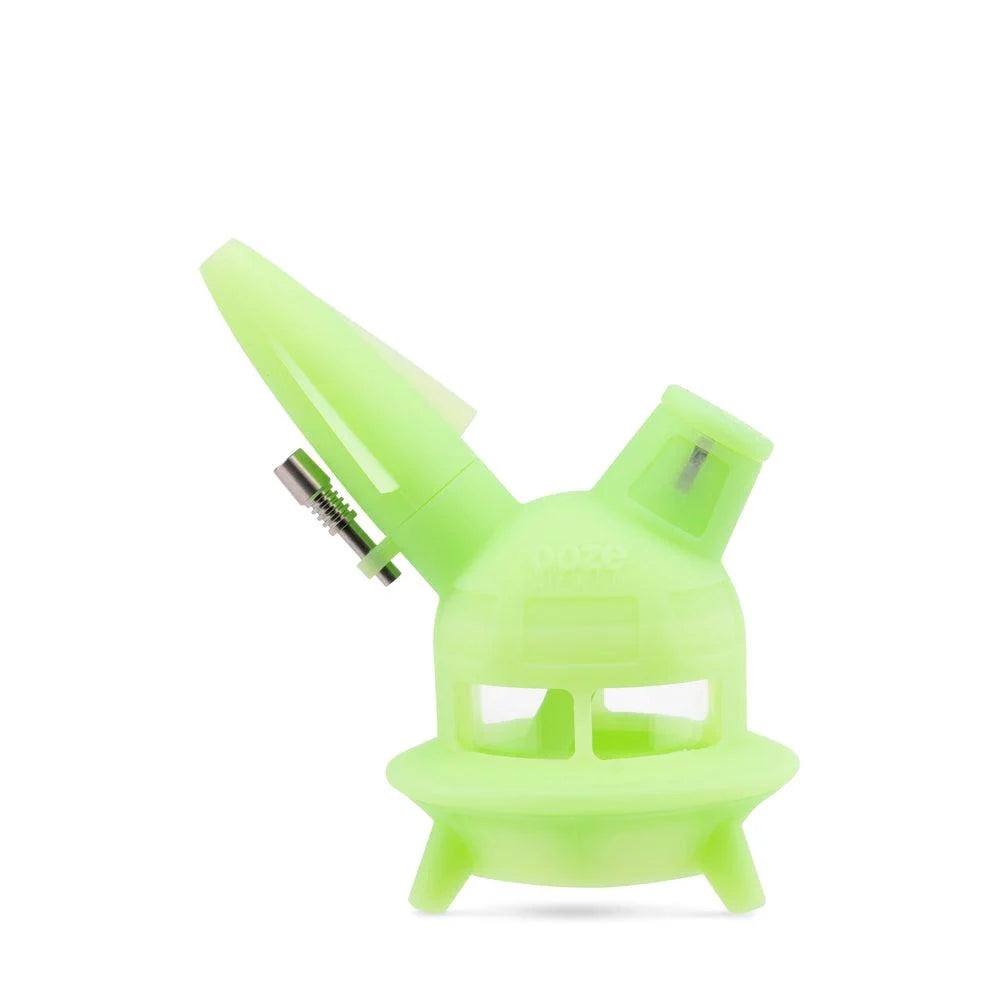 Ooze UFO Silicone Water Pipe & Nectar Collector Glow Green