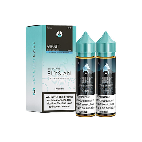 Elysian Series E-Liquid 120mL (Freebase) | Ghost with packaging
