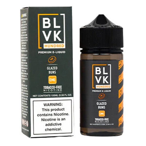 BLVK TFN Series E-Liquid 100mL (Freebase) | Glazed Buns with packaging