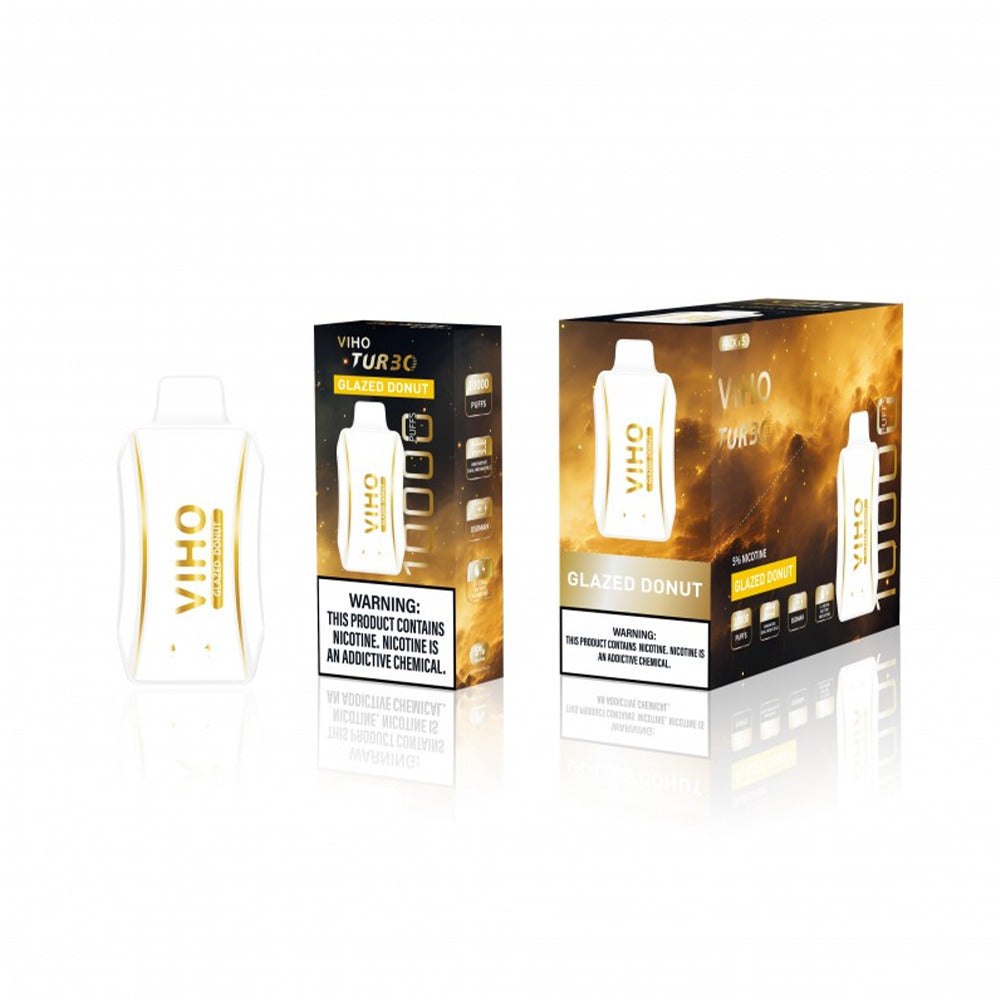 Viho Turbo Disposable 10000 Puffs (17mL) | MOQ 5 | Glazed Donut with Packaging