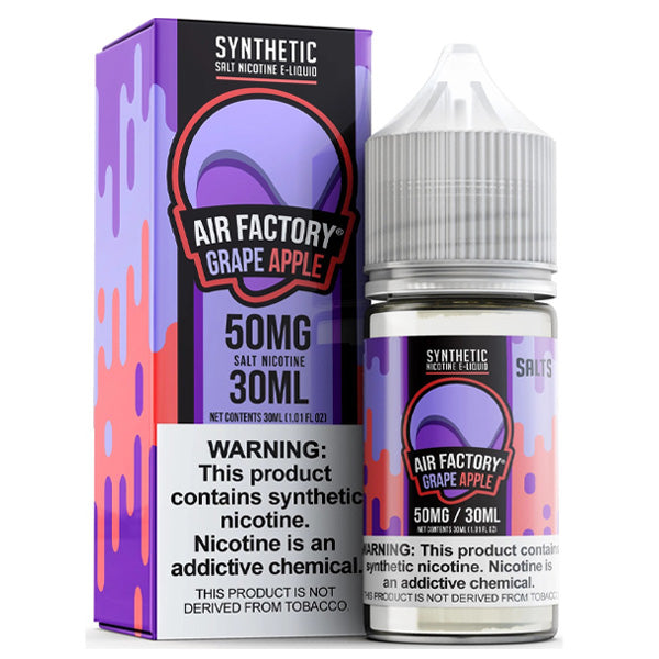 Air Factory TFN Salt Series E-Liquid 30mL (Salt Nic) | Grape Apple with Packaging