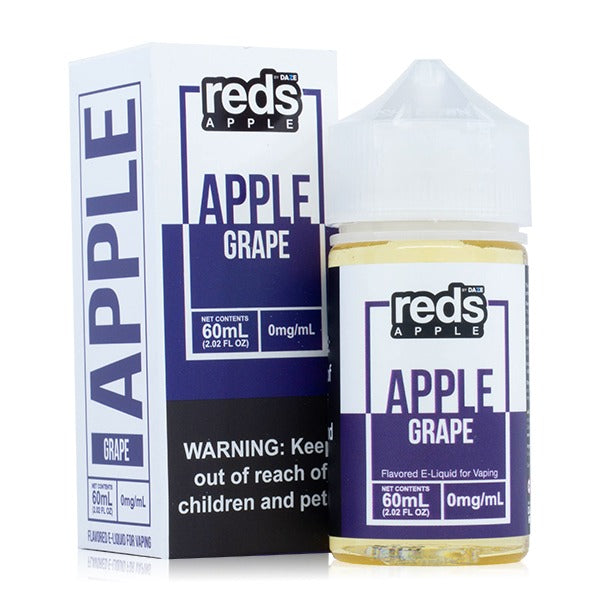 Reds Apple Series E-Liquid 60mL (Freebase) Grape with Packaging