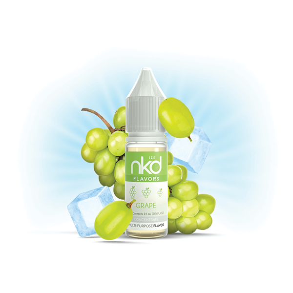 NKD Flavor Concentrate 15mL Grape ice bottle