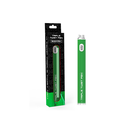 Luzid Triple Twist 510 Battery | 900mAh | 10pc Countertop Display | Green with Packaging