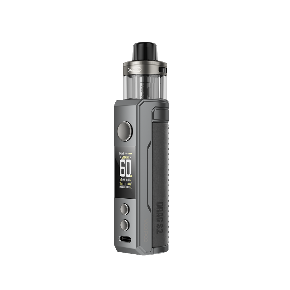 VooPoo Drag S2 Kit (Pod System) | Grey Metal