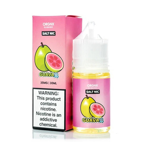 ORGNX Salt Series E-Liquid | 30mL (Salt Nic) Guava Ice With Packaging