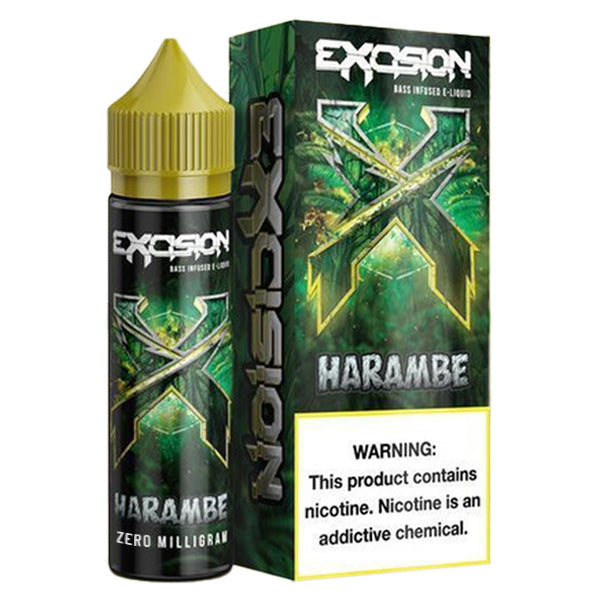 Excision Series E-Liquid 60mL (Freebase) 0mg Harambe with Packaging