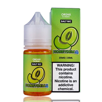 ORGNX Salt Series E-Liquid | 30mL (Salt Nic) Honeydew Ice With packaging