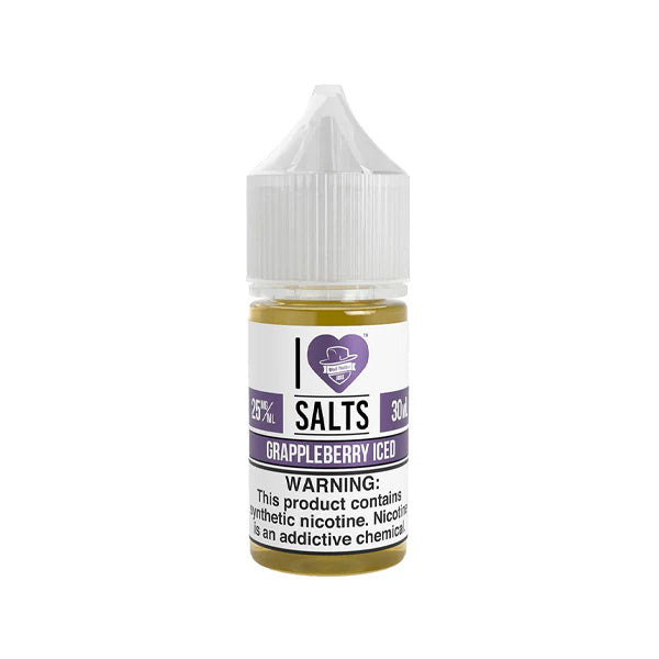 I Love Salts TFN Salt Series E-Liquid 30mL (Salt Nic) | MOQ 6 | Grappleberry Iced