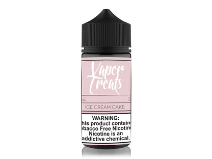 Vaper Treats Series E-Liquid 100mL | 2mg Ice Cream Cake Bottle