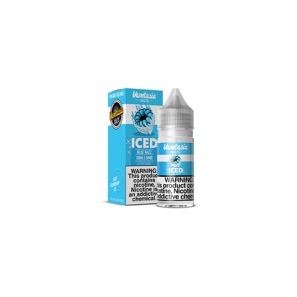 Vapetasia Salt Series E-Liquid 30mL | 24mg Iced Blue Razz