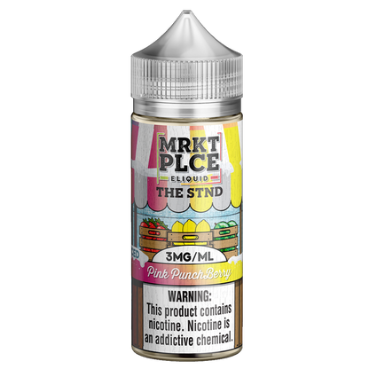 MRKT PLCE Series E-Liquid 100mL (Freebase) | Iced Pink Punch Berry