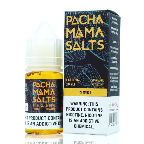 Pachamama TFN Salt Series E-Liquid | 30mL (Salt Nic) Icy Mango with Packaging