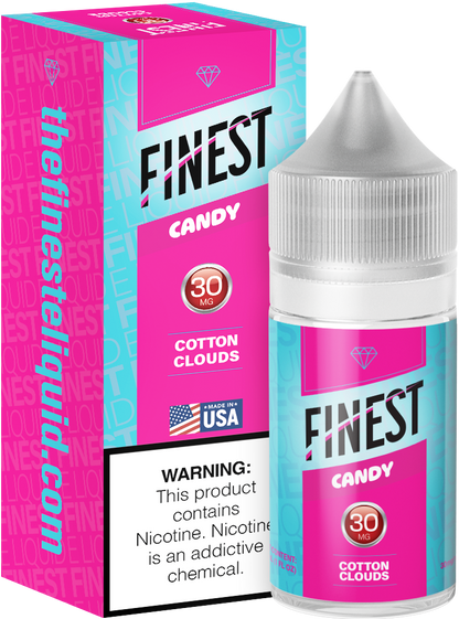 Finest Salt Series E-Liquid 30mL – Salt Nic- Blue-Berries Cotton Clouds with packaging