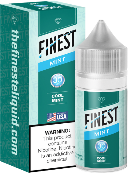 Finest Salt Series E-Liquid 30mL – Cool Mint with packaging