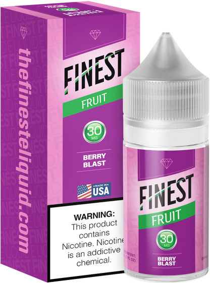 Finest Salt Series E-Liquid 30mL – Salt Nic- Blue- Berry Blast with packaging