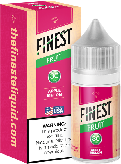 Finest Salt Series E-Liquid 30mL – Apple Melon with packaging