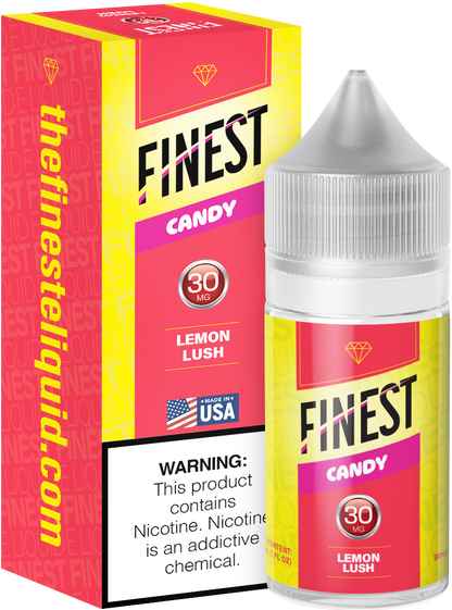 Finest Salt Series E-Liquid 30mL – Salt Nic- Blue-Lemon Lush with packaging
