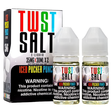 Twist Salts Series E-Liquid x2-30mL | Iced Pucker Punch with Packaging