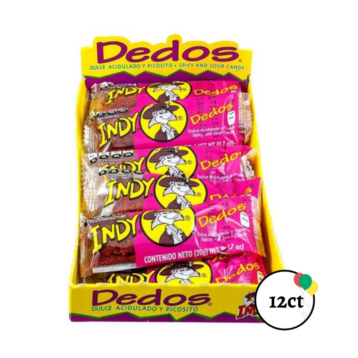 DEDOS SPICY AND SOUR CANDY 12CT