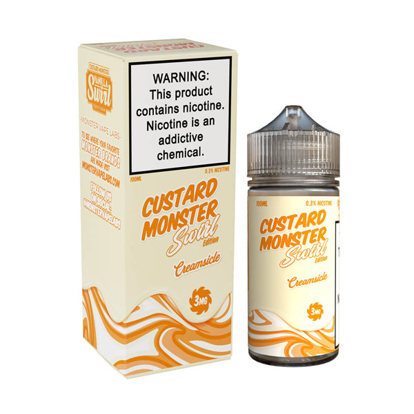 Jam Monster Series E-Liquid 100mL (Freebase) • Original, Ice, Lemonade, Etc. | Creamsicle with packaging