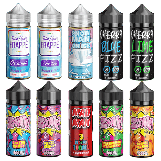 Juice Man Series E-Liquid 100mL | Group Photo 