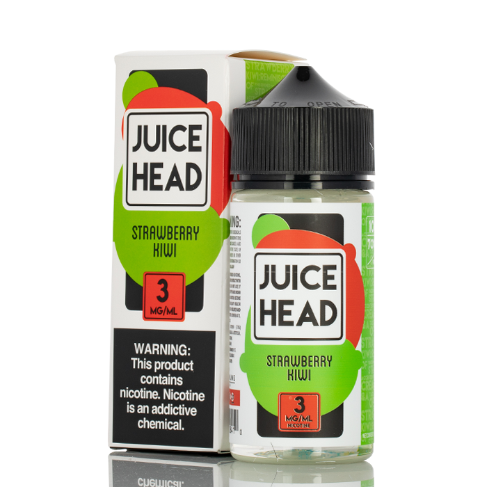 Juice Head 60mL 2PK Strawberry Kiwi with Packaging